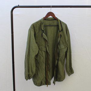 Have a Nice Day Vintage Army Green Jacket